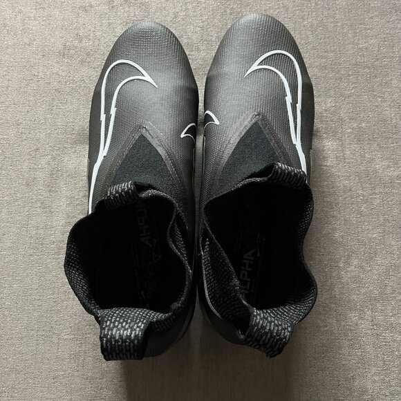 Nike Alpha Menace Elite 3 Mid Football Cleats Men Size 15 DM1792-004 Black NEW - Picture 5 of 11